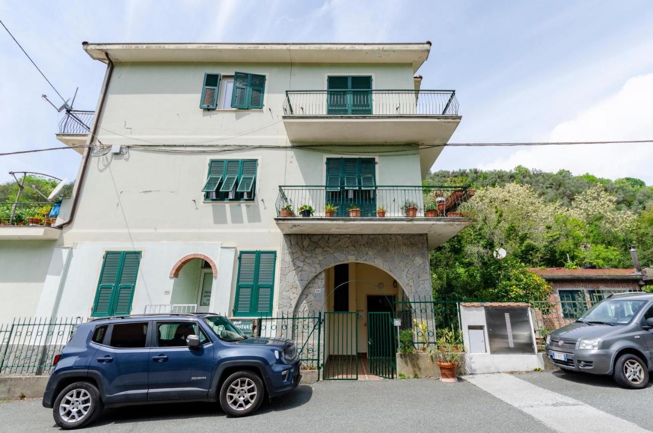 Joivy Family Flat With 3 Balconies, 10 Min To Beach Moneglia Bagian luar foto